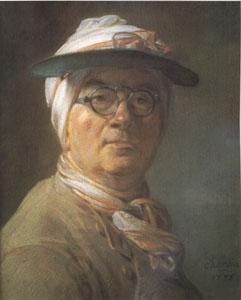 Jean Baptiste Simeon Chardin Portrait of Chardin Wearing an Eyeshade (mk05) China oil painting art
